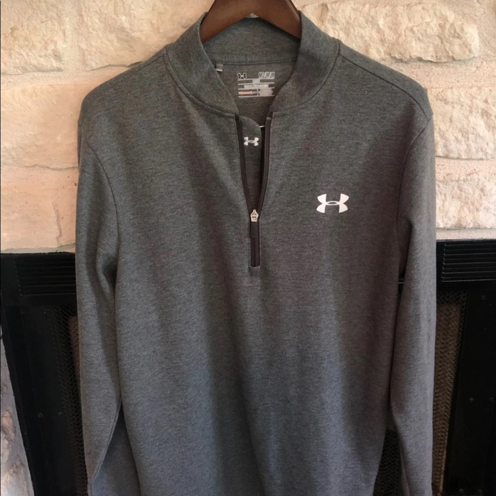 Men’s Under Armour Grey Pullover Medium